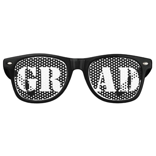 GAFAS DE FIESTA RETRO GRADUADO (Anverso)