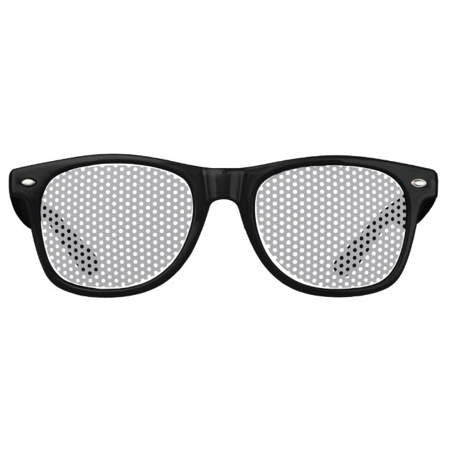 Gafas De Fiesta Retro Gris plateado (Anverso)