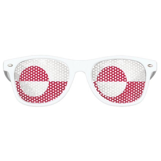 Gafas De Fiesta Retro Groenlandia (Anverso)