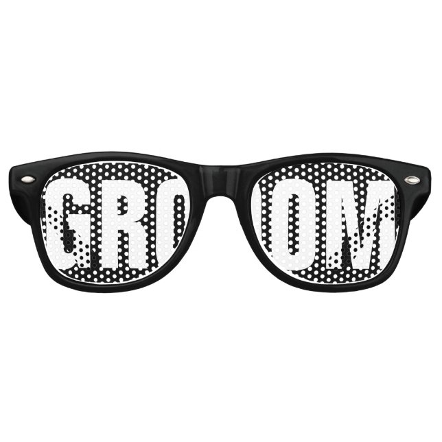 Gafas De Fiesta Retro Grooms Swag Fiesta Shades (Anverso)
