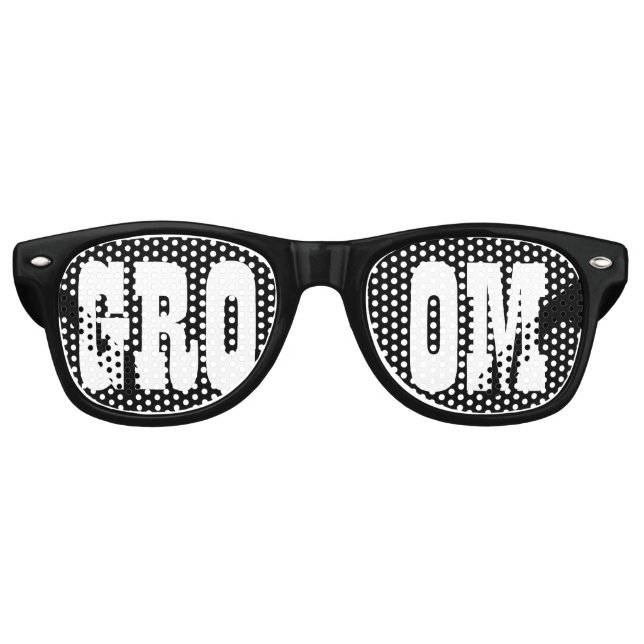 Gafas De Fiesta Retro Grooms Swag Fiesta Shades (Anverso)