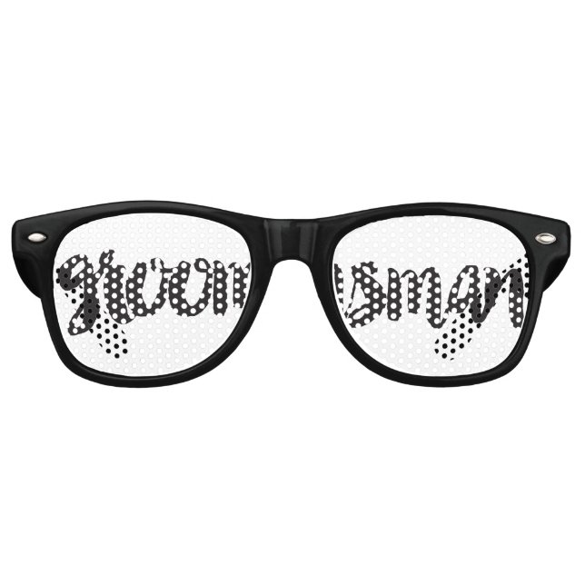 Gafas De Fiesta Retro Groomsman Swag Fiesta Shades (Anverso)