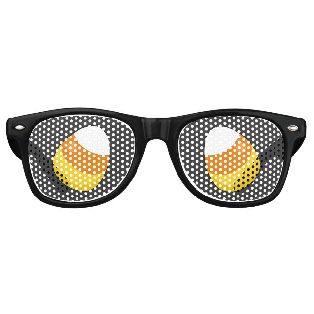 Gafas De Fiesta Retro Halloween Candy Corn (Anverso)