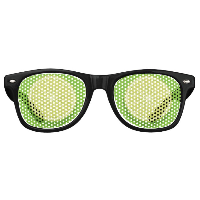 Gafas De Fiesta Retro Halve Lime (Anverso)
