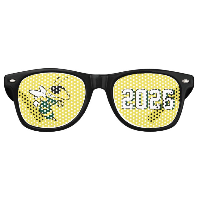 Gafas De Fiesta Retro Hastings NY Buzz Custom YEAR Grad  (Anverso)