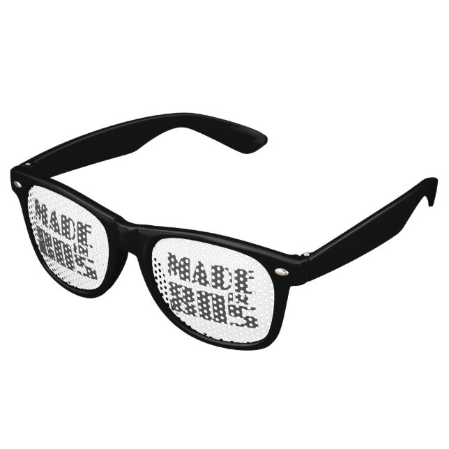 Gafas De Fiesta Retro Hecho en los 80 (Ángulo)