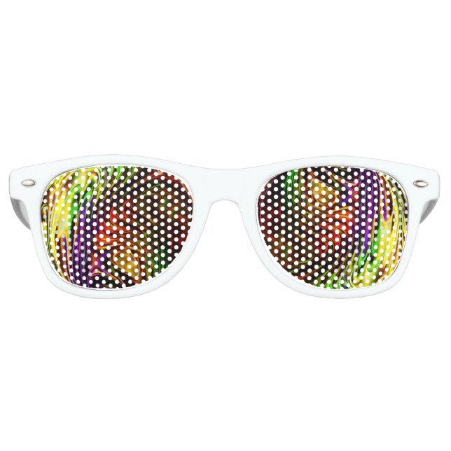 Gafas De Fiesta Retro Hielo psicodélico (Anverso)