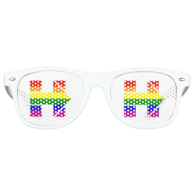 Gafas De Fiesta Retro Hillary Pride (Anverso)
