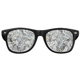 Gafas De Fiesta Retro Horizonte de Conchas Costeras