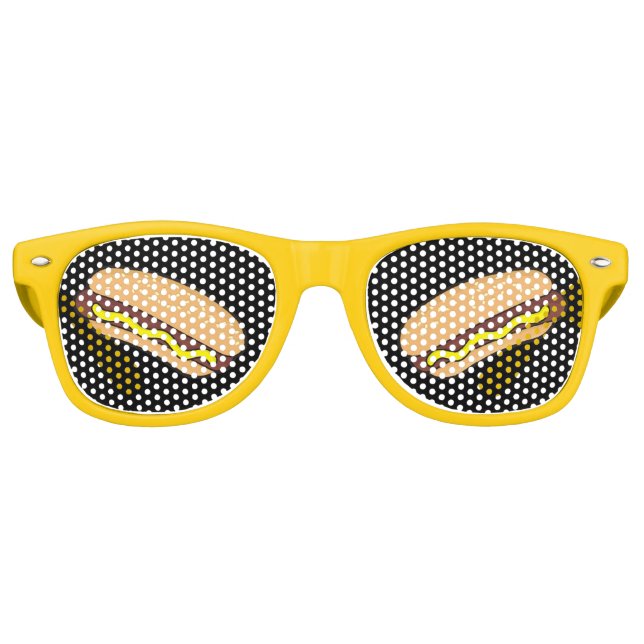 Gafas De Fiesta Retro Hotdog (Anverso)