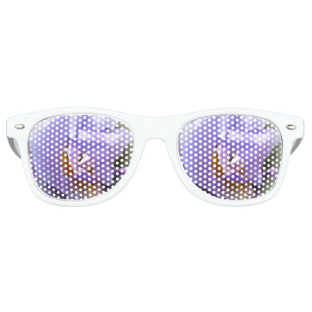 Gafas De Fiesta Retro iris morado (Anverso)