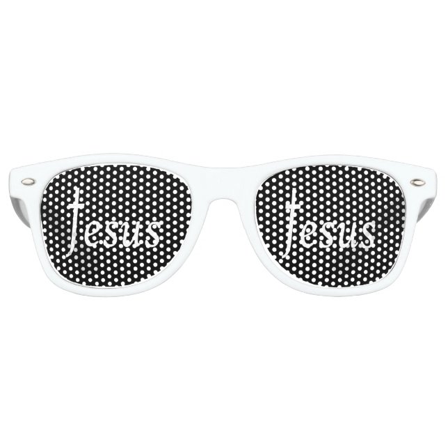 GAFAS DE FIESTA RETRO JESUS (Anverso)