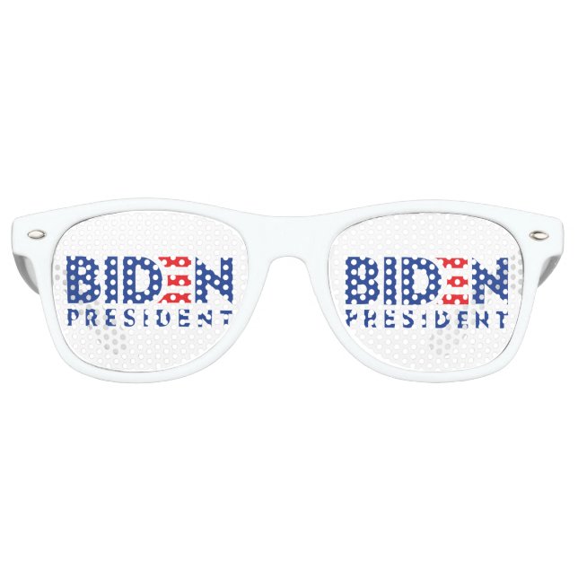 Gafas De Fiesta Retro Joe Biden 2020 Biden para presidente (Anverso)