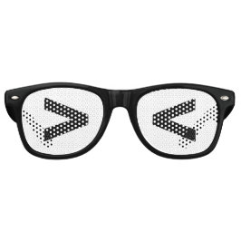Gafas De Fiesta Retro Kaomoji (> <)