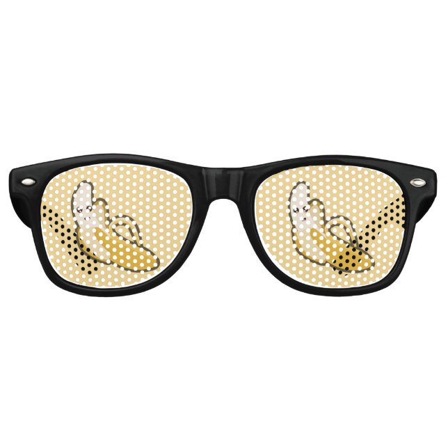 Gafas De Fiesta Retro Kawaii Banana (Anverso)