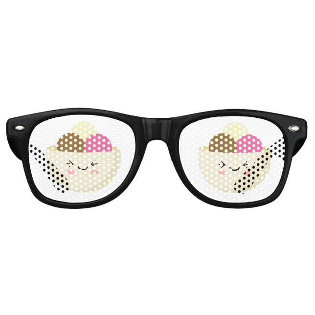 Gafas De Fiesta Retro Kawaii Ice Cream (Anverso)