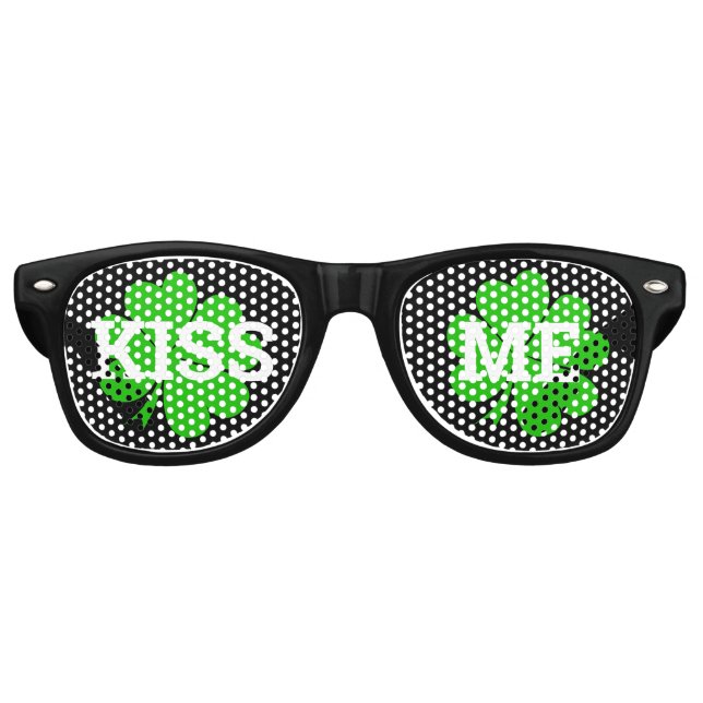 Gafas De Fiesta Retro KISS ME Clover Retro Shades / Fiestas divertidos G (Anverso)