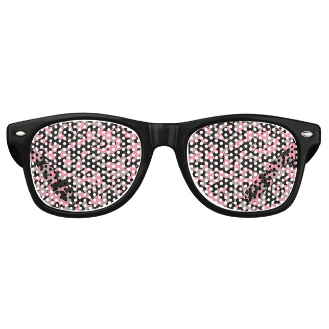 Gafas De Fiesta Retro Kitty Camo (Anverso)