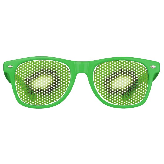 Gafas De Fiesta Retro Kiwi Fruit Fresch Slice (Anverso)