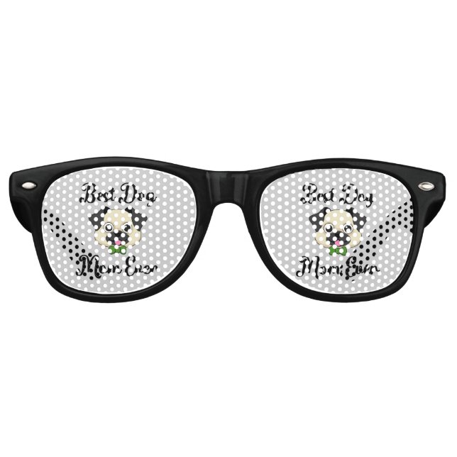 Gafas De Fiesta Retro La mejor mamá del perro (Anverso)