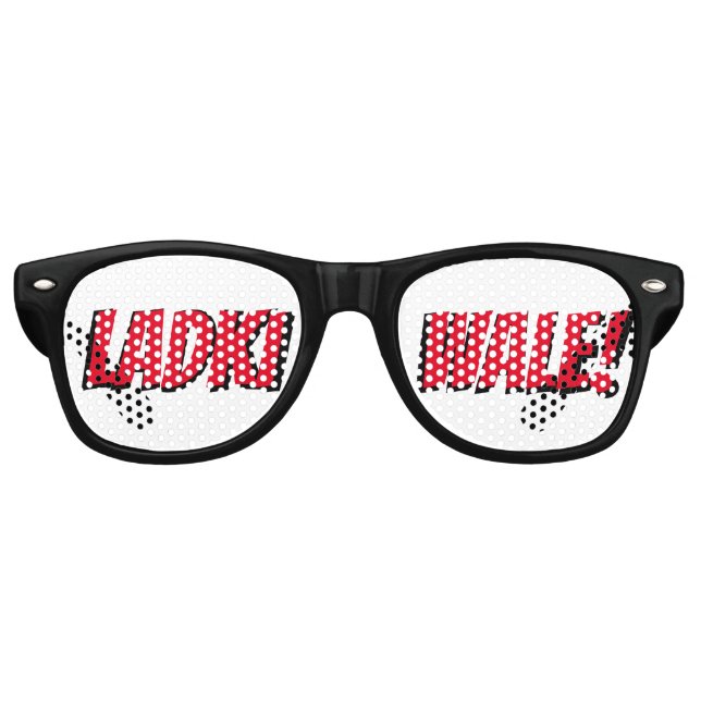 GAFAS DE FIESTA RETRO LADKI WALE BODA BRIDE (Anverso)