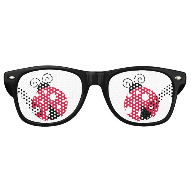 Gafas De Fiesta Retro Ladybug Retro Fiestas Shades (Anverso)