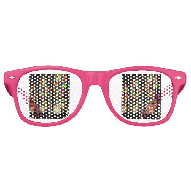 Gafas De Fiesta Retro Las VEGAS-SLOTS (Anverso)