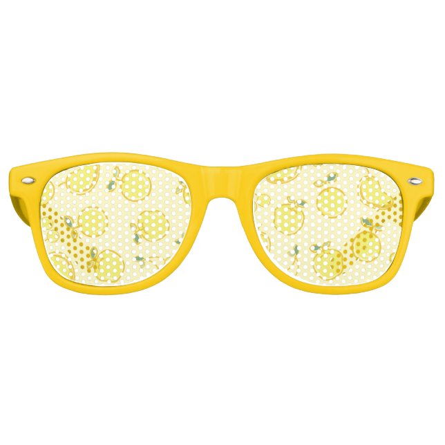 GAFAS DE FIESTA RETRO LEMON FRESH FRUIT PATTERN (Anverso)