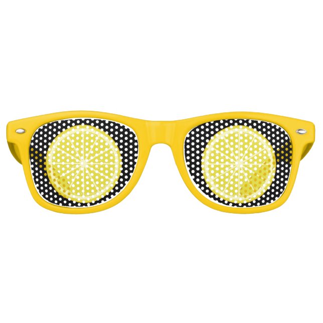 Gafas De Fiesta Retro Lemon Slice (Anverso)