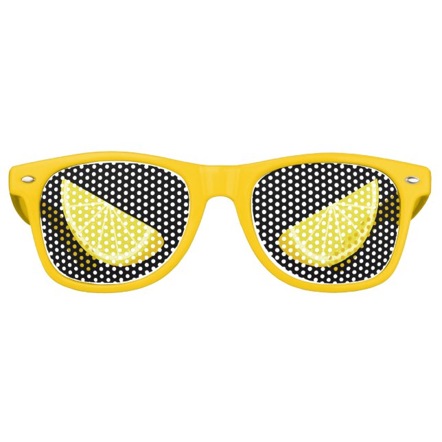 Gafas De Fiesta Retro Lemon Slice (Anverso)