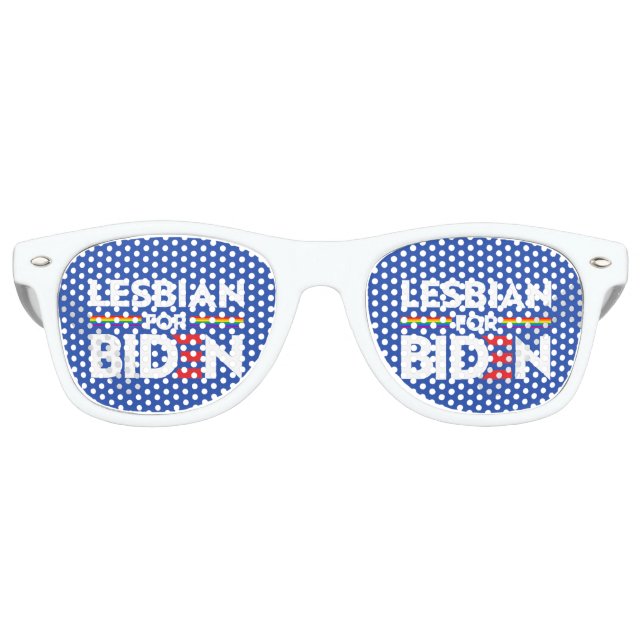 GAFAS DE FIESTA RETRO LESBIANO PARA JOE BIDEN (Anverso)