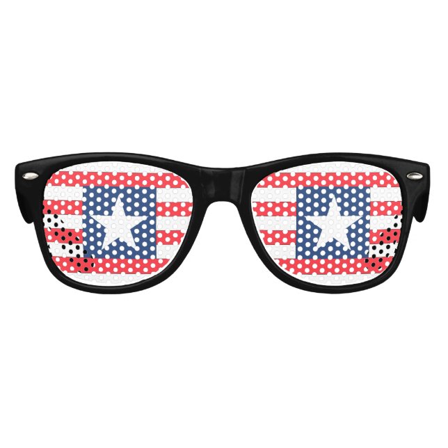 Gafas De Fiesta Retro Liberia (Anverso)