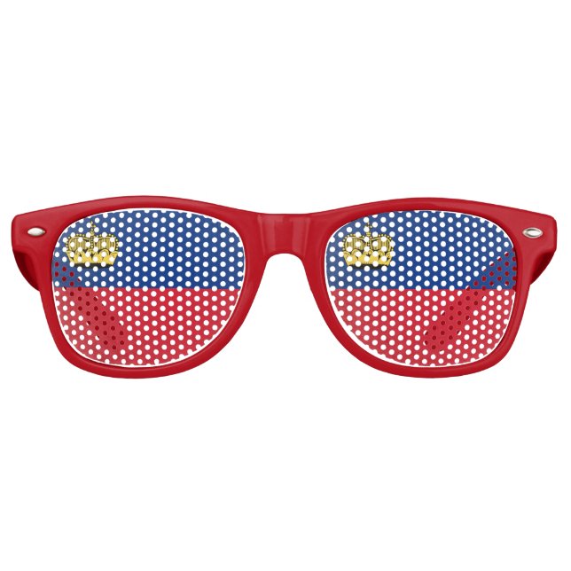 Gafas De Fiesta Retro Liechtenstein (Anverso)