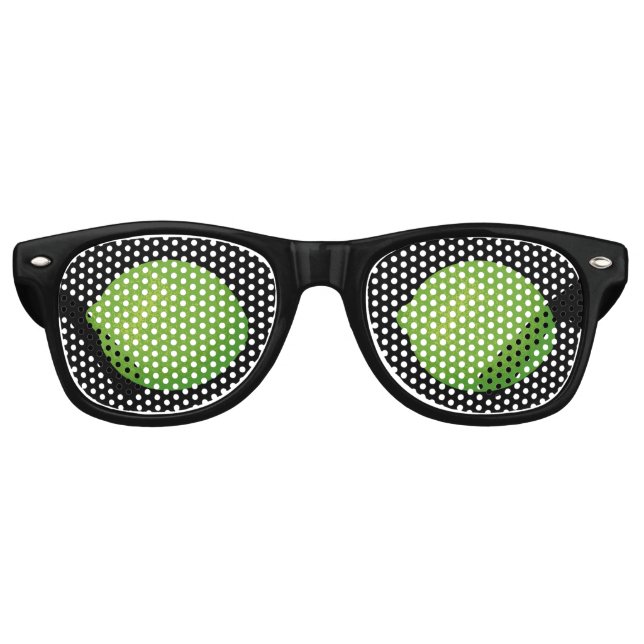 Gafas De Fiesta Retro Lime (Anverso)
