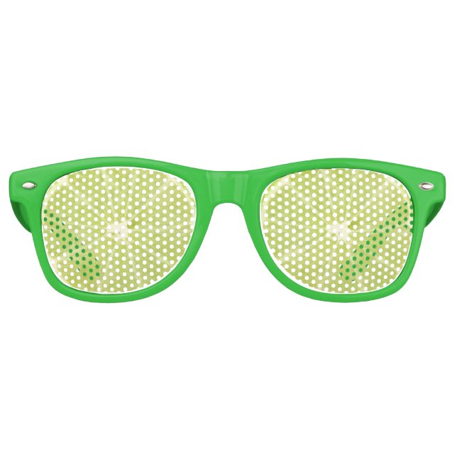 Gafas De Fiesta Retro Lime Fruit Fresco Slice (Anverso)