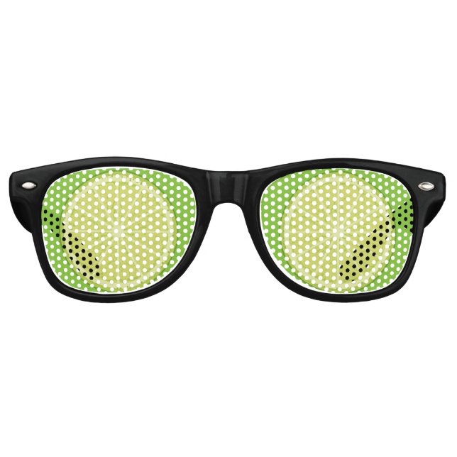 Gafas De Fiesta Retro Lime Slice (Anverso)