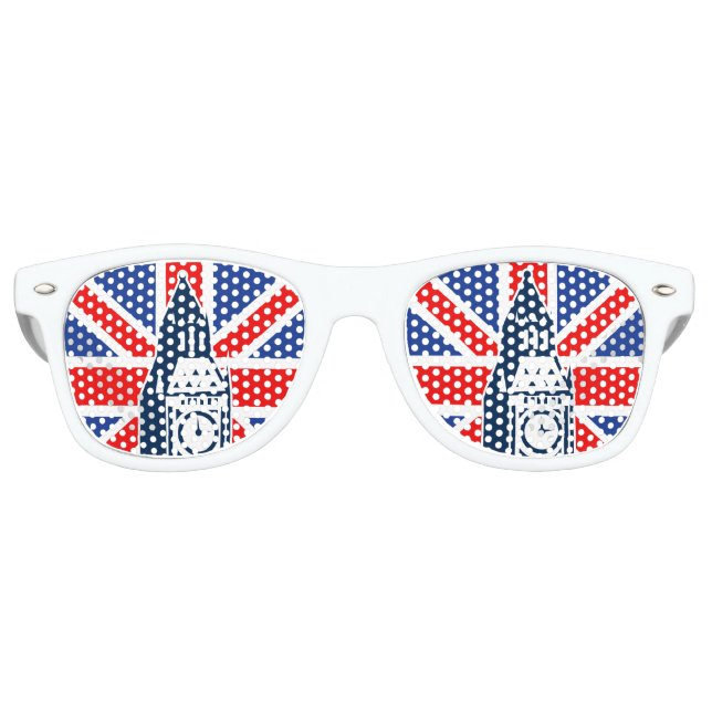Gafas De Fiesta Retro Llamada de Londres (Anverso)