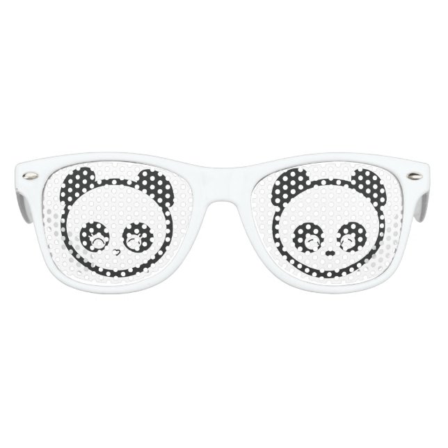 Gafas De Fiesta Retro Love Panda® (Anverso)