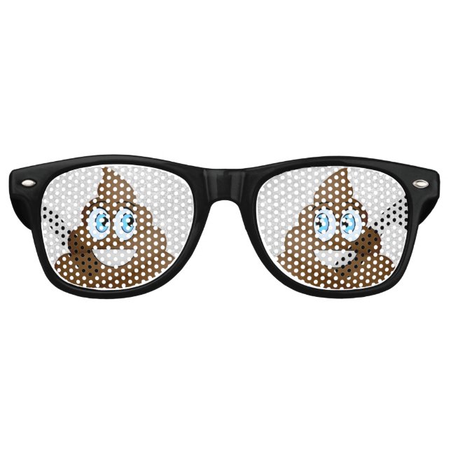 Gafas De Fiesta Retro Lunette Emoji caca (Anverso)