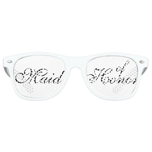 Gafas De Fiesta Retro MAID de HONOR Fiesta Sombras (Anverso)