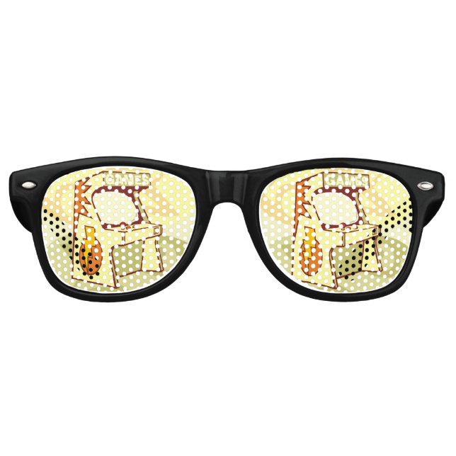 Gafas De Fiesta Retro Máquina arcaica (Anverso)