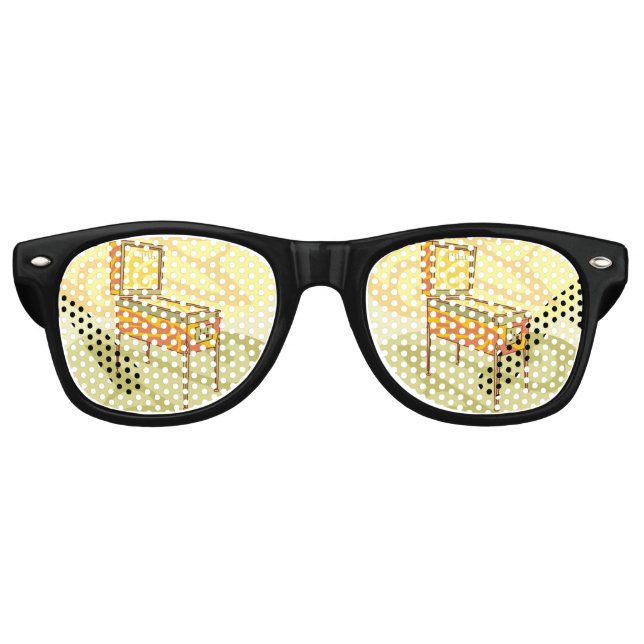 Gafas De Fiesta Retro Máquina de pinball (Anverso)