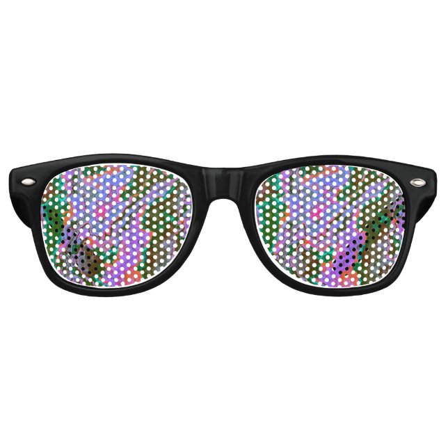 Gafas De Fiesta Retro Marble agrio (Anverso)
