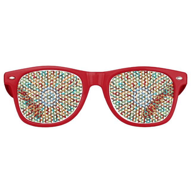 Gafas De Fiesta Retro Medallón Sunstar (Anverso)