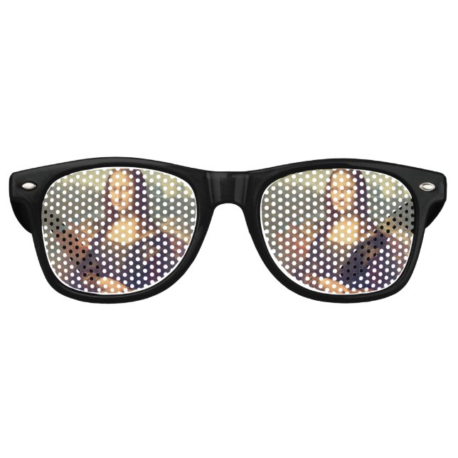 Gafas De Fiesta Retro Mona Lisa por Leonardo da Vinci (Anverso)