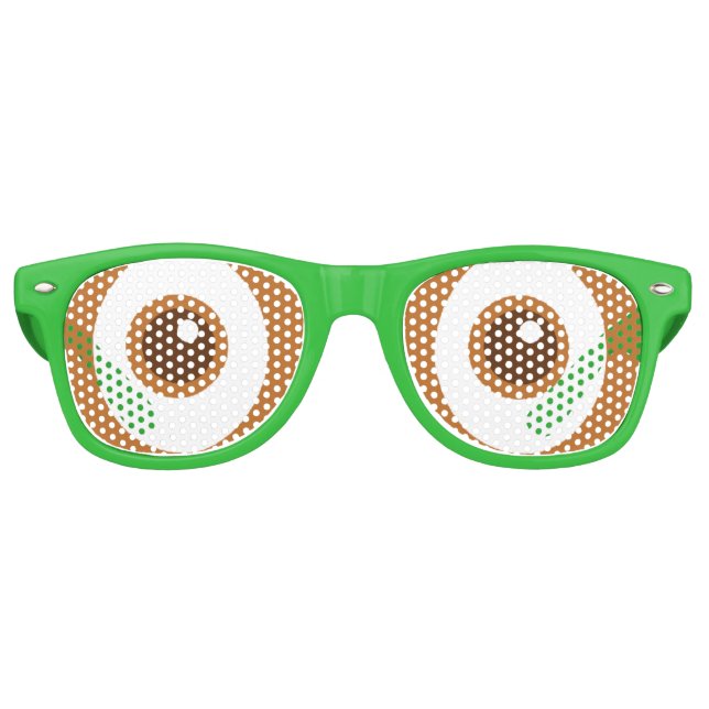 Gafas De Fiesta Retro Moose Head_Extreme Eyeballs_Deer en los faros (Anverso)