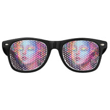 Mujer extranjera con pelo cósmico