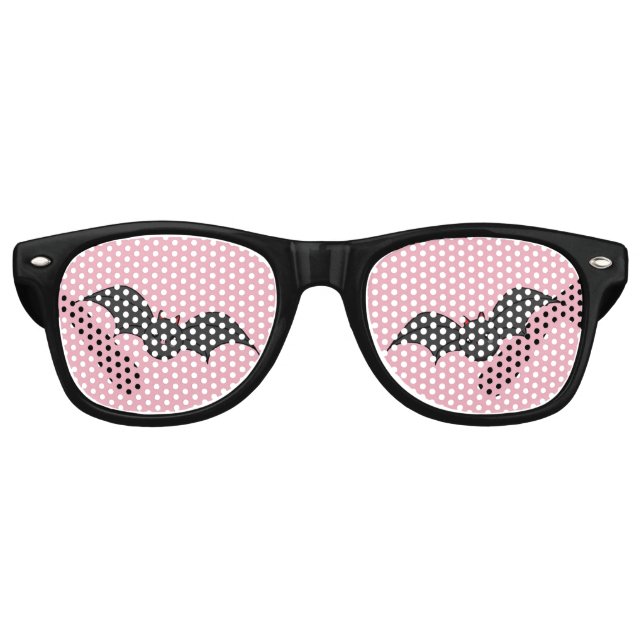 Gafas De Fiesta Retro Murciélago Lindo (Anverso)