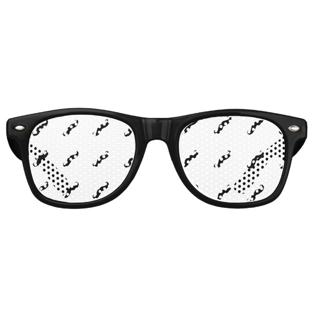 Gafas De Fiesta Retro Mustaches (Anverso)