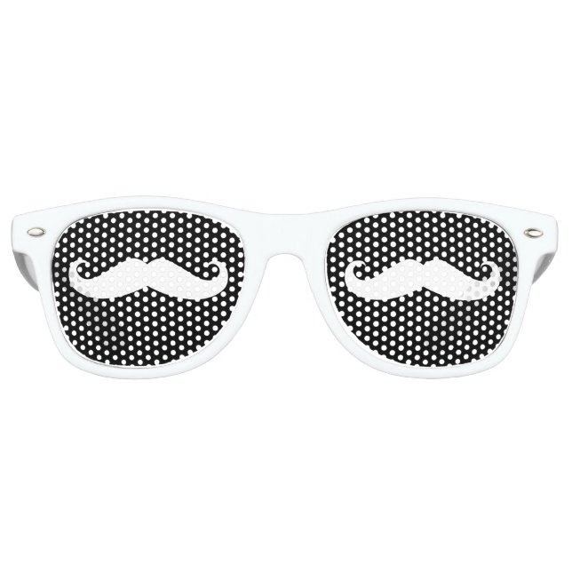 Gafas De Fiesta Retro Mustaches (Anverso)